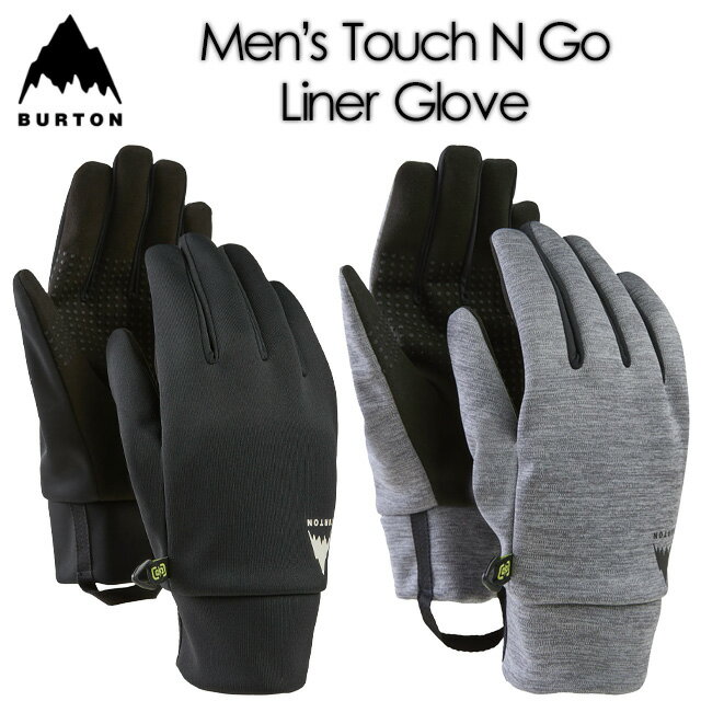 【BURTON】バートン【Men's Touchn n Go Liner】メンズ タッチアンドゴー グローブライナー25-26 スノーボードグローブ 男性用