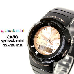 Gショックミニ G-ショック ミニ g-shock mini 女性用 腕時計【ジーショックミニ】GMN-500-1B3JR / black/pink gold レディース CASIO/G-SHOCK / gショック Gショック　G−ショック 【カシオ ジーショック】