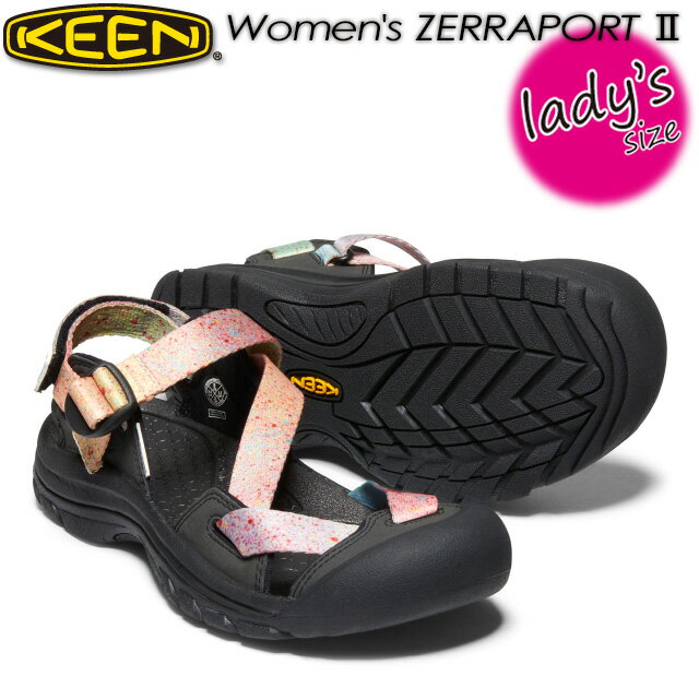 キーン【KEEN】ゼラポート ツー【Zerraport II】 女性用 / サンダル / レディース / アウトドア 1024702 / Multi/Black