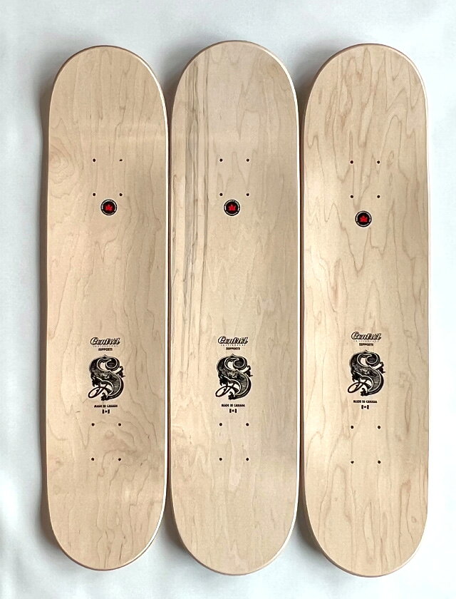 SPRAYの【SPRAY ORIGINAL SKATE DECK】スプレイ オリジナル スケート デッキ SHOWGEKI SKATEBOARDS スケートボード｜アングル3