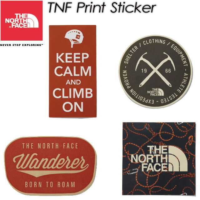 THE NORTH FACE 【ノースフェイス】TNF Print Sticker 【TNF プリントステッカー】NN31710