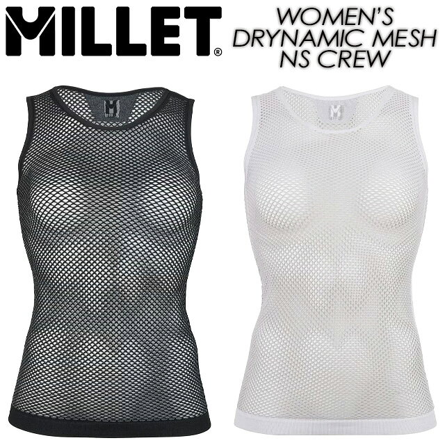 樂天商城 - 【MILLET】 ミレー【WOMEN'S DRYNAMIC MESH N/S CREW】ウィメンズ ドライナミック メッシュ ノースリーブ クルーMIV02026