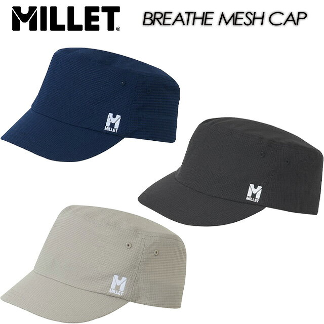 【MILLET】 ミレー【BREATHE MESH CAP】ブリーズメッシュ キャップMIV02222
