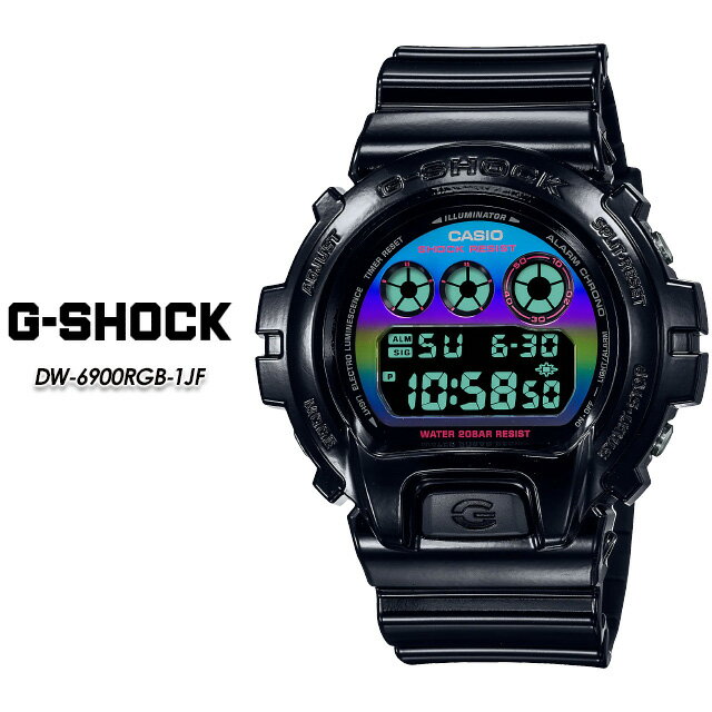 G-ショック Gショック DW-6900RGB-1JF CASIO / G-SHOCK 【Virtual Rainbow：Gamer’s RGB】 腕時計