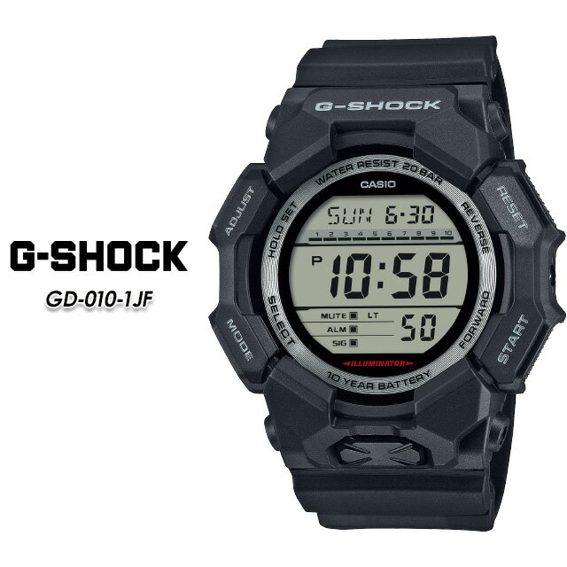 樂天商城 - 【G-SHOCK】 GショックGD-010-1JF 【CASIO】 カシオ ジーショック腕時計 国内正規品