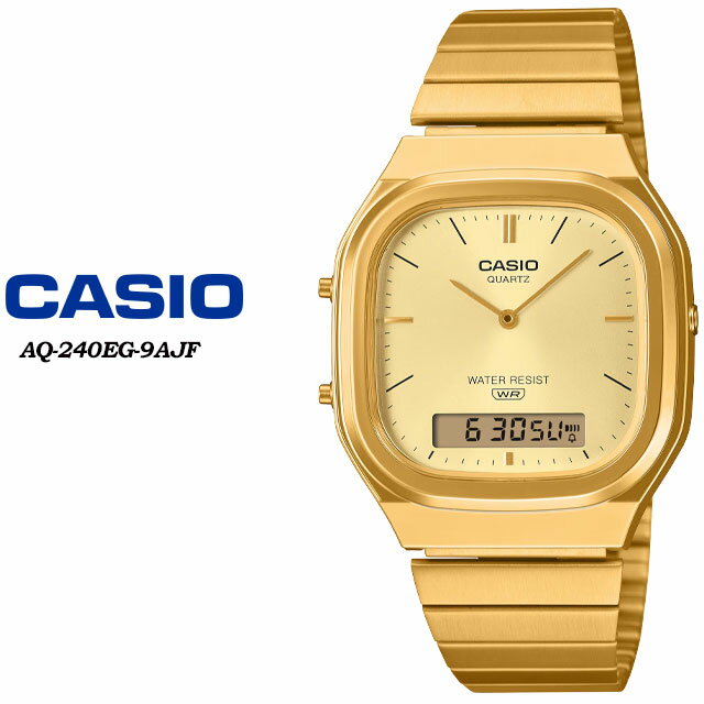樂天商城 - 【CASIO】 カシオCASIO CLASSIC AQ-240EG-9AJF 腕時計 国内正規品