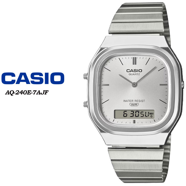 【CASIO】 カシオCASIO CLASSIC AQ-240E-7AJF 腕時計 国内正規品...
