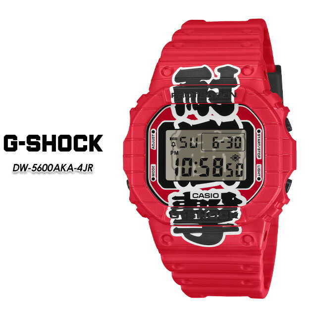 樂天商城 - 【G-SHOCK】 Gショック DW-5600AKA-4JR 【CASIO】 カシオ ジーショック 腕時計 国内正規品 赤提灯