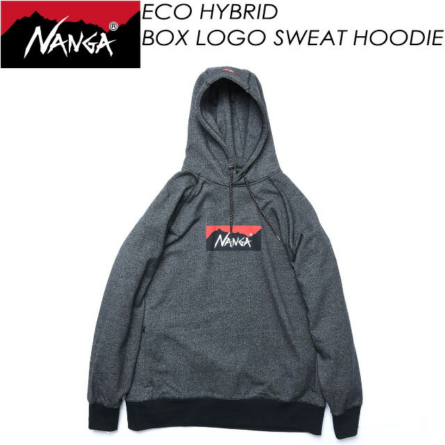 樂天商城 - ナンガ【NANGA】エコハイブリッドボックスロゴスウェットフーディー 【ECO HYBRID BOX LOGO SWEAT HOODIE】NW2441-1F002-A / メンズ / 男性用