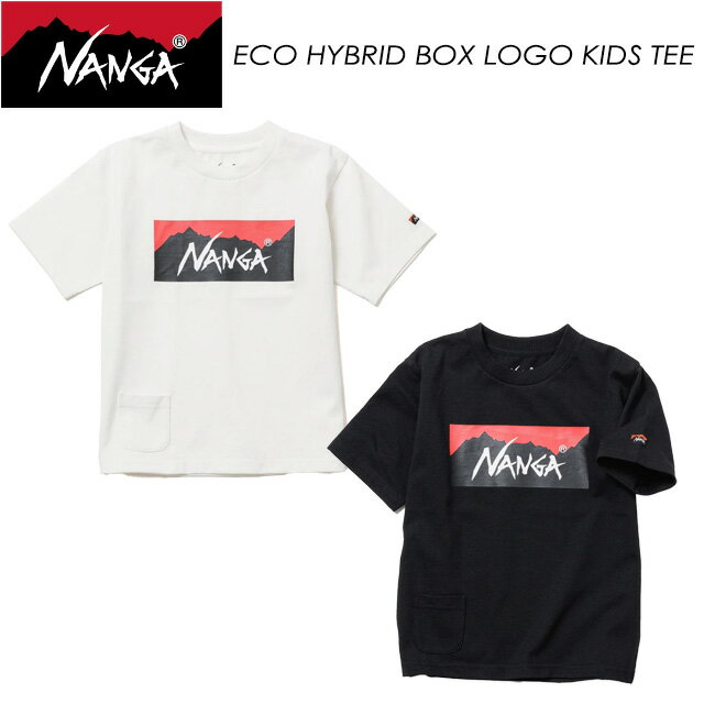 樂天商城 - 【NANGA】 ナンガ【ECO HYBRID BOX LOGO KIDS TEE】エコハイブリッド ボックスロゴ キッズTシャツN2504-6M533A / キッズ/ 子供用