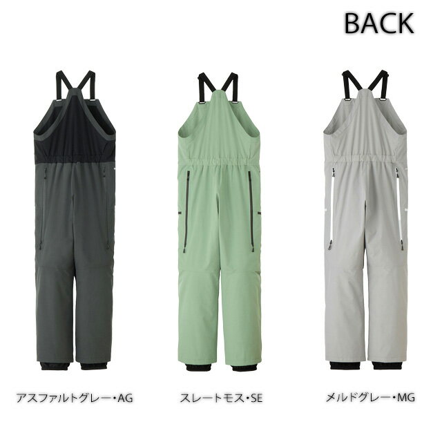 【THE NORTH FACE】 ザ・ノース・フェイス【LAYBACK RIDE Bib】 レイバックライドビブユニセックス/スノーボードウェア/ビブパンツNS62513