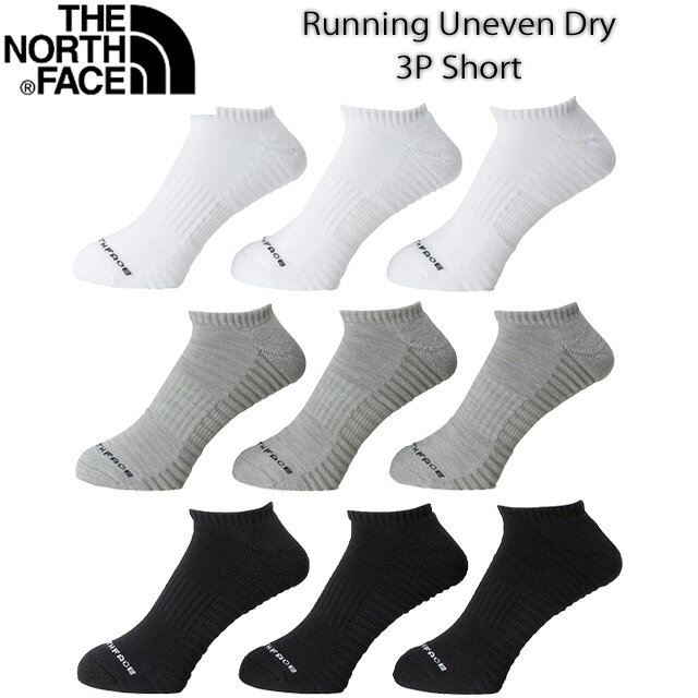 樂天商城 - 【THE NORTH FACE】 ザ・ノースフェイス【Running Uneven Dry 3P Short】ランニング アンイーブン ドライ 3P ショート（ユニセックス）靴下 / ソックス / NN82606