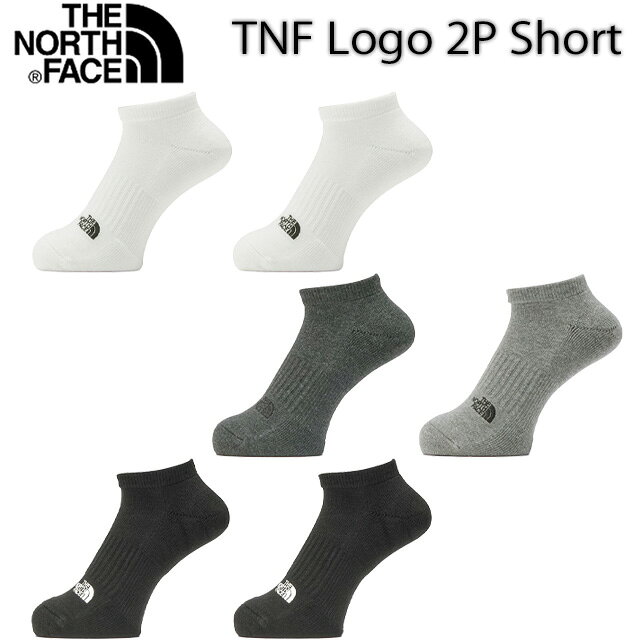 樂天商城 - 【THE NORTH FACE】 ザ・ノースフェイス【TNF Logo 2P Short】TNF ロゴ 2P ショート（ユニセックス）靴下 / ソックス / NN82612