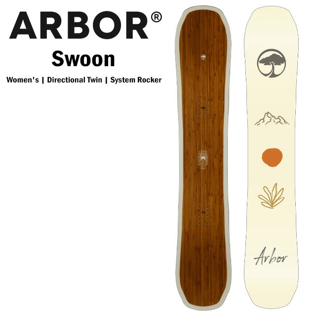 樂天商城 - 【ARBOR】 アーバー 【SWOON】 スウーン 25-26 ウィメンズ 女性用 SNOWBOARD スノーボード