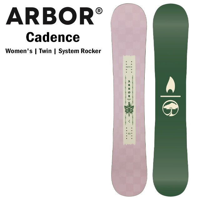 �yARBOR�z �A�[�o�[ �yCADENCE�z �P�C�f���X 25-26 �E�B�����Y �����p SNOWBOARD �X�m�[�{�[�h