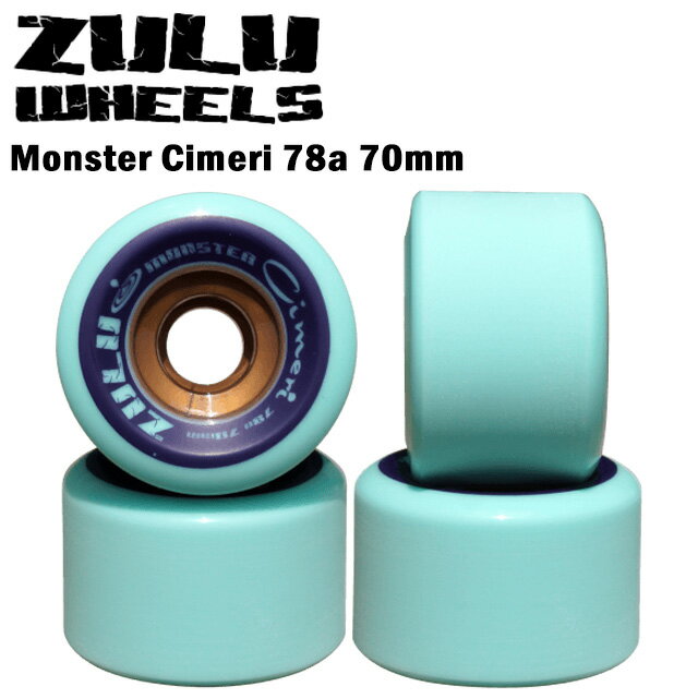Wheel - 【Zulu Wheels】 ズールーウィール 【Monster Cimeri 78A 70mm】 モンスターシメリ 78A 70mm スケートボード ウィール ロンスケ