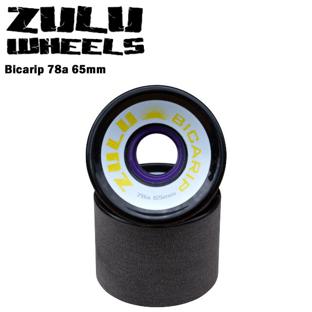 Wheel - 【Zulu Wheels】 ズールーウィール【Bicarip 78A 65mm】ビカリップ 78A 65mmスケートボード ウィール ロンスケ