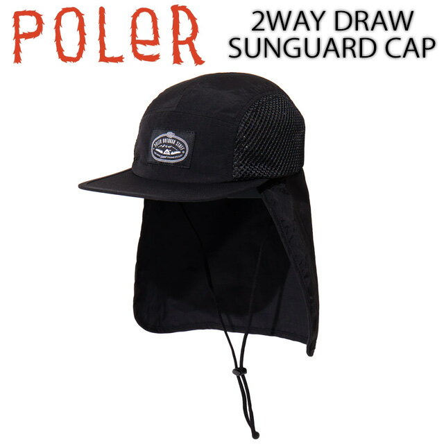 樂天商城 - 【POLER】 ポーラー 【2WAY DRAW+SUNGUARD CAP】 261MCV0026 男女兼用 ユニセックス キャップ 帽子