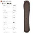 【GENTEMSTICK】ゲンテンスティック【XY 157】2025-2026 MODEL エックスワイ 157バックカントリー フリーライド スノーボード パ...
