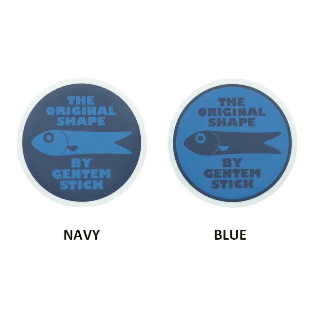 【GENTEMSTICK】ゲンテンスティック【ORIGINAL SHAPE FISH STICKER】 ステッカー