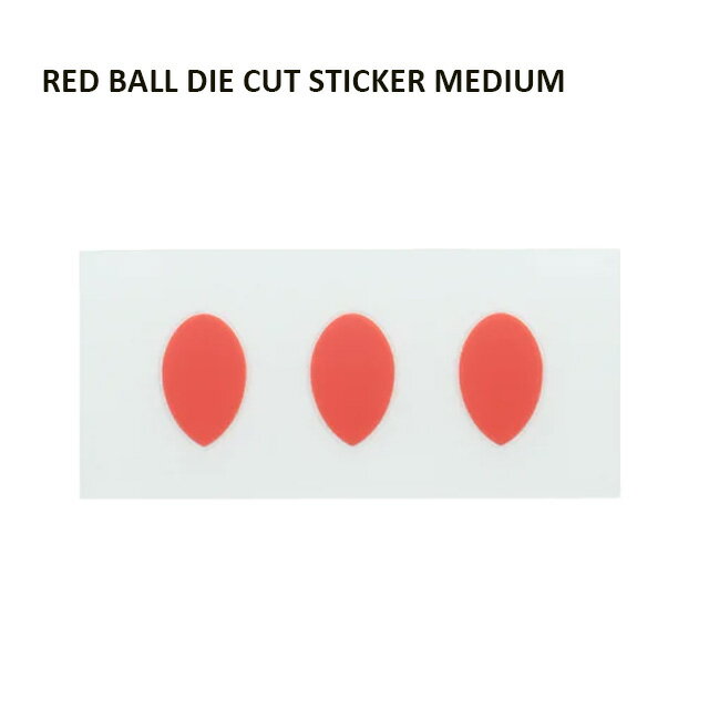 【GENTEMSTICK】ゲンテンスティック【RED BALL DIE CUT STICKER MEDIUM】ダイカット ステッカー