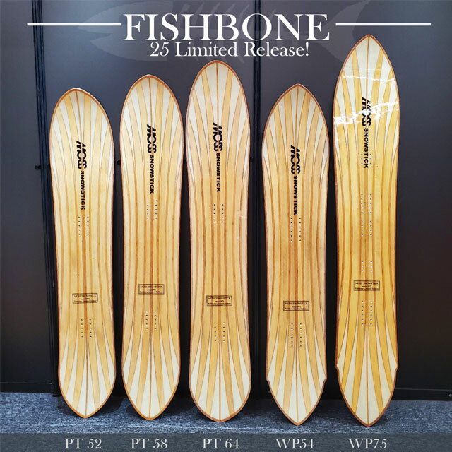�yMOSS SNOWSTICK�z ���X �X�m�[�X�e�B�b�N �yWING PIN 75 FISHBONE�z �p�E�_�[�{�[�hSNOWBOARD �X�m�[�{�[�h