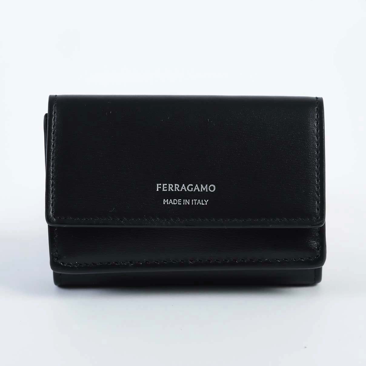 【スーパーサマーセール第2弾☆全品P5倍＆最大15000円スペシャルクーポン31日迄】FERRAGAMO フェラガモ 66 1337 770115 メンズ 三つ折り財布 ミニ財布のサムネイル