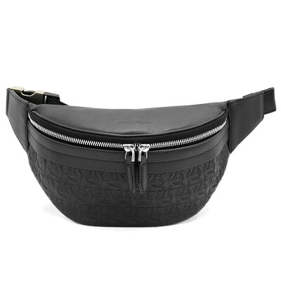 【全品3%OFFクーポン配布中&全品ポイント2倍は9月30日23:59まで】【新品・超お得】★2023年秋冬新作★ サルヴァトーレ フェラガモ バッグ ボディバッグ 24 A425 723765 NERO ボディバッグ/ウエストバッグ ブラックSalvatore Ferragamo