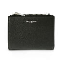 イヴ・サンローラン 【GW・母の日ギフト直前お買得セール☆全品7％OFFクーポン☆30日迄☆全品新品】 Saint Laurent サンローラン 575789 BTY0N 1000 イースト/ウエストジップウォレット / ミニ財布 ブラック