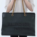 【サマーセール☆全品P5倍&最大15000円スペシャルクーポン15日迄】BALENCIAGA バレンシアガ 759987 2AAOL 1000 チェーン ラージ トートバッグ