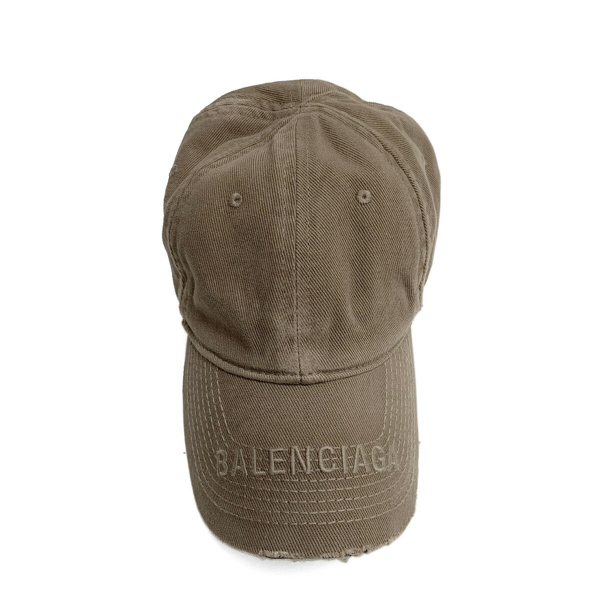 【決算大処分市☆全品10％OFFクーポン☆31日迄☆全品新品】BALENCIAGA バレンシアガ 673318 410B2 2828 レディース ロゴ ベースボール キャップ ブラウン系