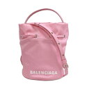 【GW・母の日ギフト直前お買得セール☆全品7％OFFクーポン☆30日迄☆全品新品】BALENCIAGA バレンシアガ 656682 H854N 5560 バケットバッグ ピンク系