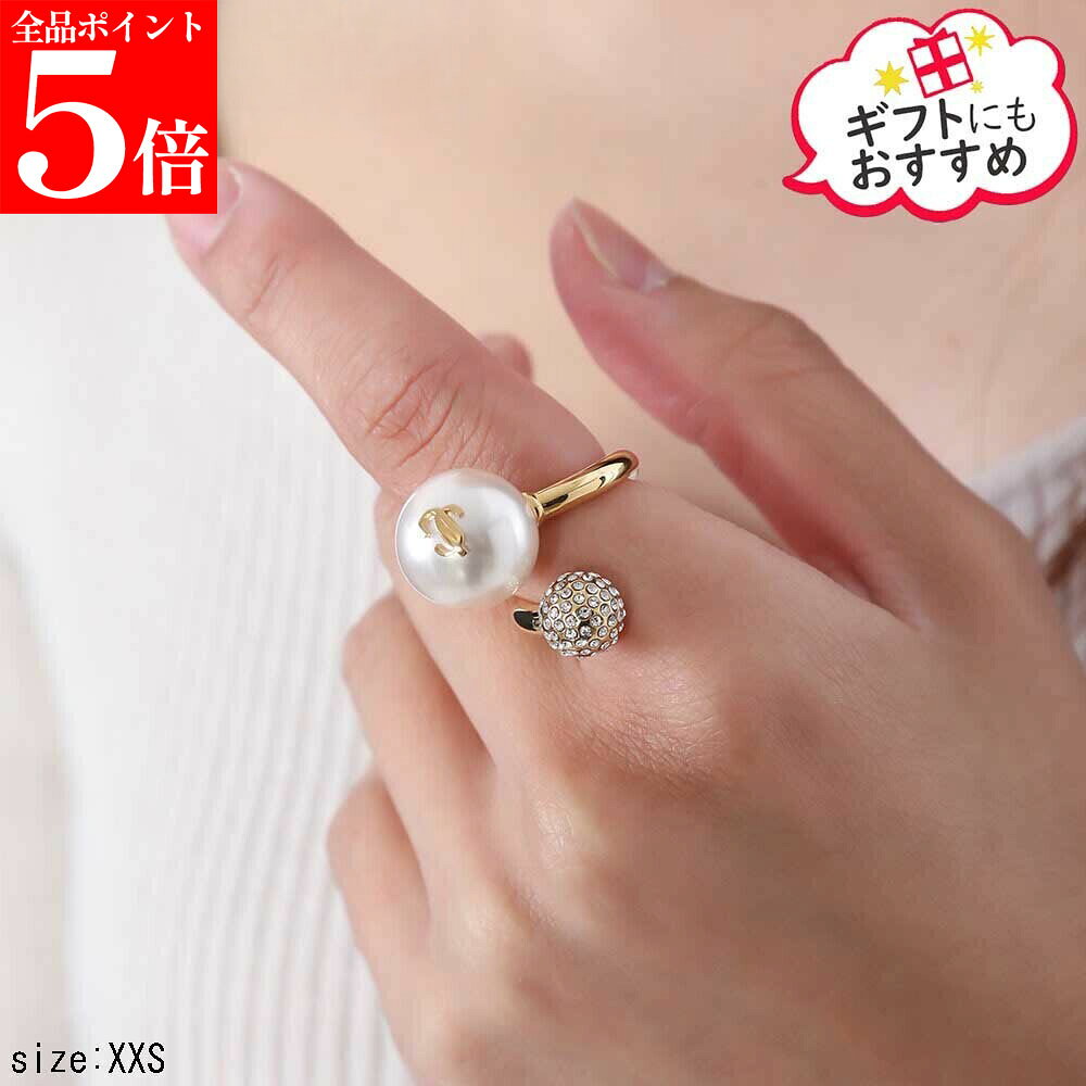Rakuten - 【決算セール☆全品P5倍＆最大2万円スペシャルクーポン10日迄】Jimmy Choo ジミーチュウ J000161932 JIQ AURI RING JIQ リング 指輪