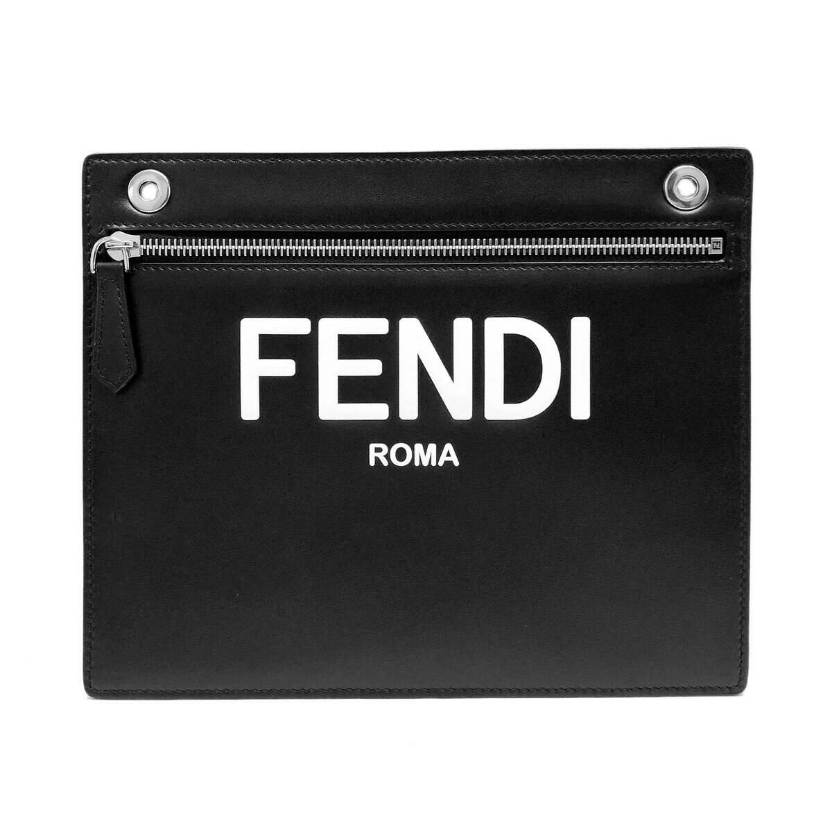 【★10日はP3倍！更に5%OFF！最大10%OFFクーポン★5/10 0時〜23時59分まで】【新品・超お得】フェンディ 小物　ピーカブー ポケット　7AR985 AHUF F1GMN ピーカブー ポケットブラックレザー　FENDI（付け替えポケットです）のサムネイル