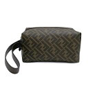【決算セール☆全品P5倍&最大1万円スペシャルクーポン15日迄】FENDI フェンディ 7N0150 AFCB F19KW FFキャンバス ポーチ トラベルポー...