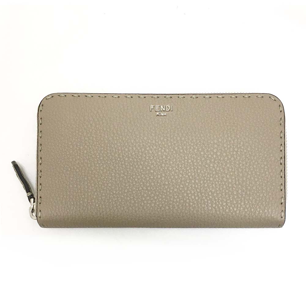 【新年度スーパーSALE☆全品P5倍&最大1万円スペシャルクーポン15日迄】 FENDI フェンディ 7M0210 AP3B F04Y9セレリア ラウンドジップ 長財布