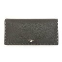 【サマーセール☆全品P5倍&最大15000円スペシャルクーポン15日迄】FENDI フェンディ 7M0355 AP3C F1RI3 セレリア 二つ折り 長財布 (新品)