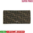 【激安!在庫大処分市☆全品5％OFFクーポン☆31日迄☆新品】FENDI フェンディ 7M0355 ALWK F0L3T 二つ折り 長財布 FF