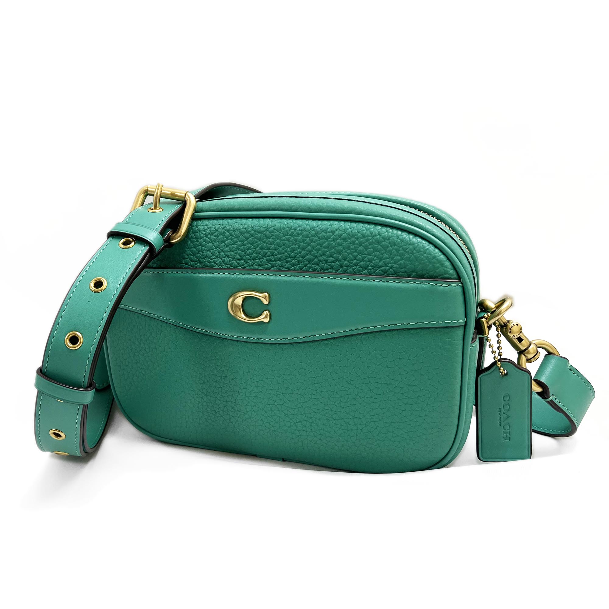 クラッチバッグ 【2日間限定先着50名様☆全品10％OFFクーポン☆6/1～2迄】COACH コーチ CC386 B4AEE カメラ バッグ/ショルダー/クラッチバッグ ブライトグリーン