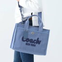 【決算セール☆全品P5倍&最大1万円スペシャルクーポン15日迄】COACH コーチ CP158 LHSBL カーゴ トート ショルダーバッグ 2Way ブルー系
