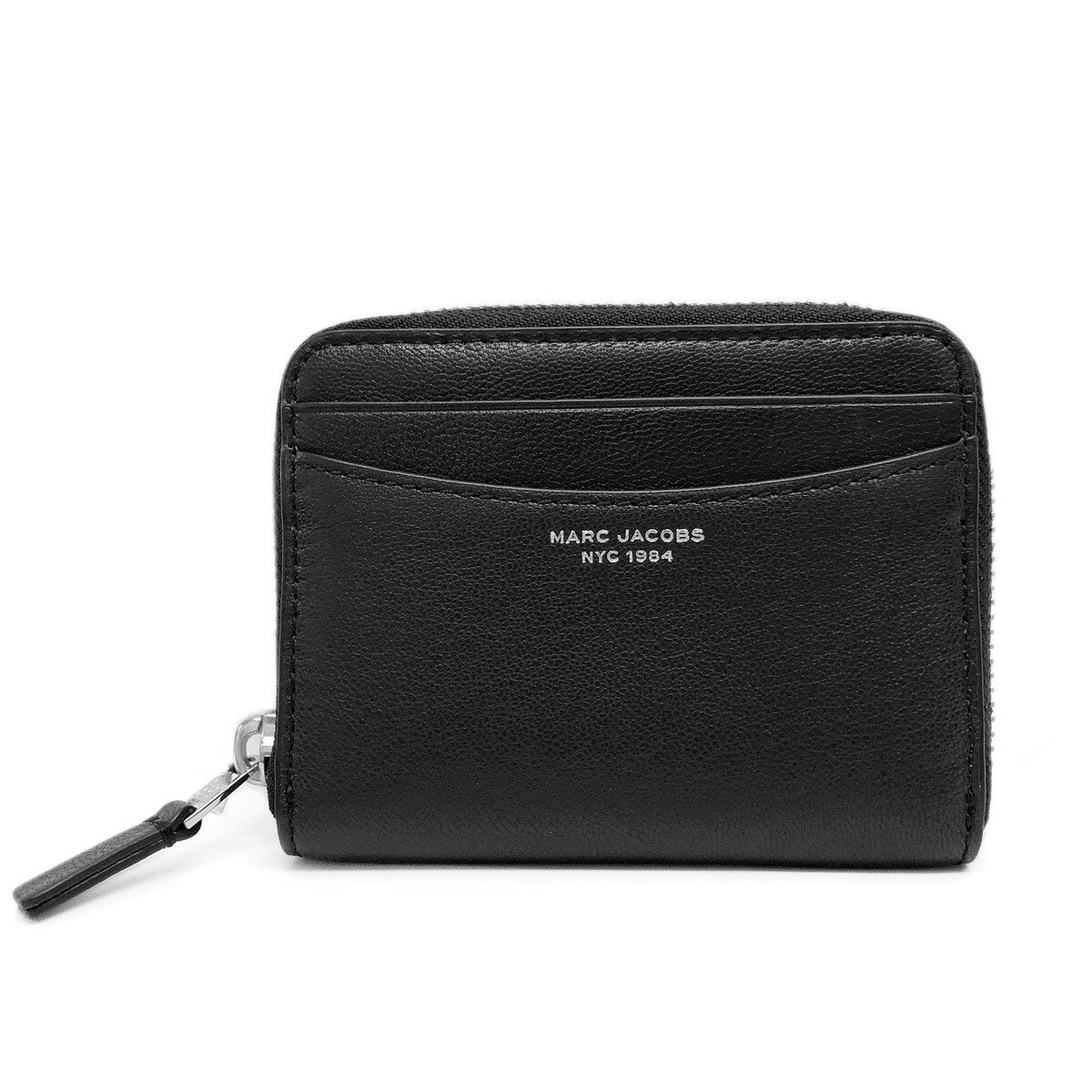 【決算大処分市☆全品10％OFFクーポン☆31日迄☆全品新品】MARC JACOBS マークジェイコブス S178L03FA22 001 ザ ジップ アラウンド ウォレット「SLIM 84」BLACK ブラック