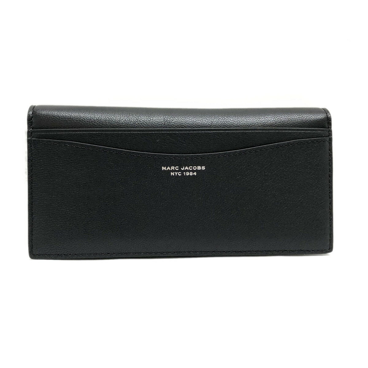 MARC JACOBS マークジェイコブス S175L03FA22 001 ザ バイフォールドウォレット「SLIM 84」BLACK ブラック