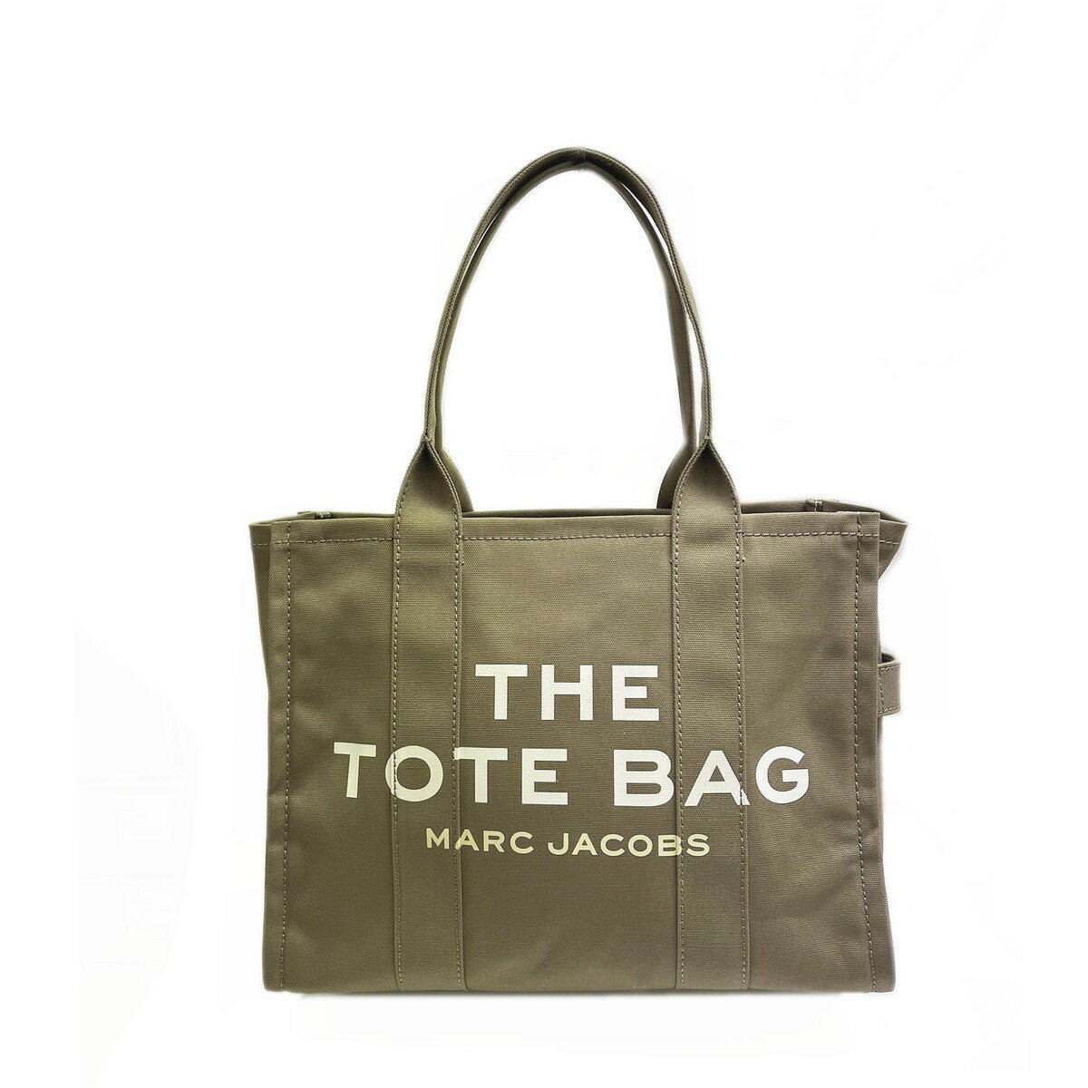 【激安!在庫大処分市☆全品5％OFFクーポン☆31日迄☆新品】MARC JACOBS マークジェイコブス M0016156 372 SLATE GREEN ザ トート バッグ ラージカーキグリーンのサムネイル