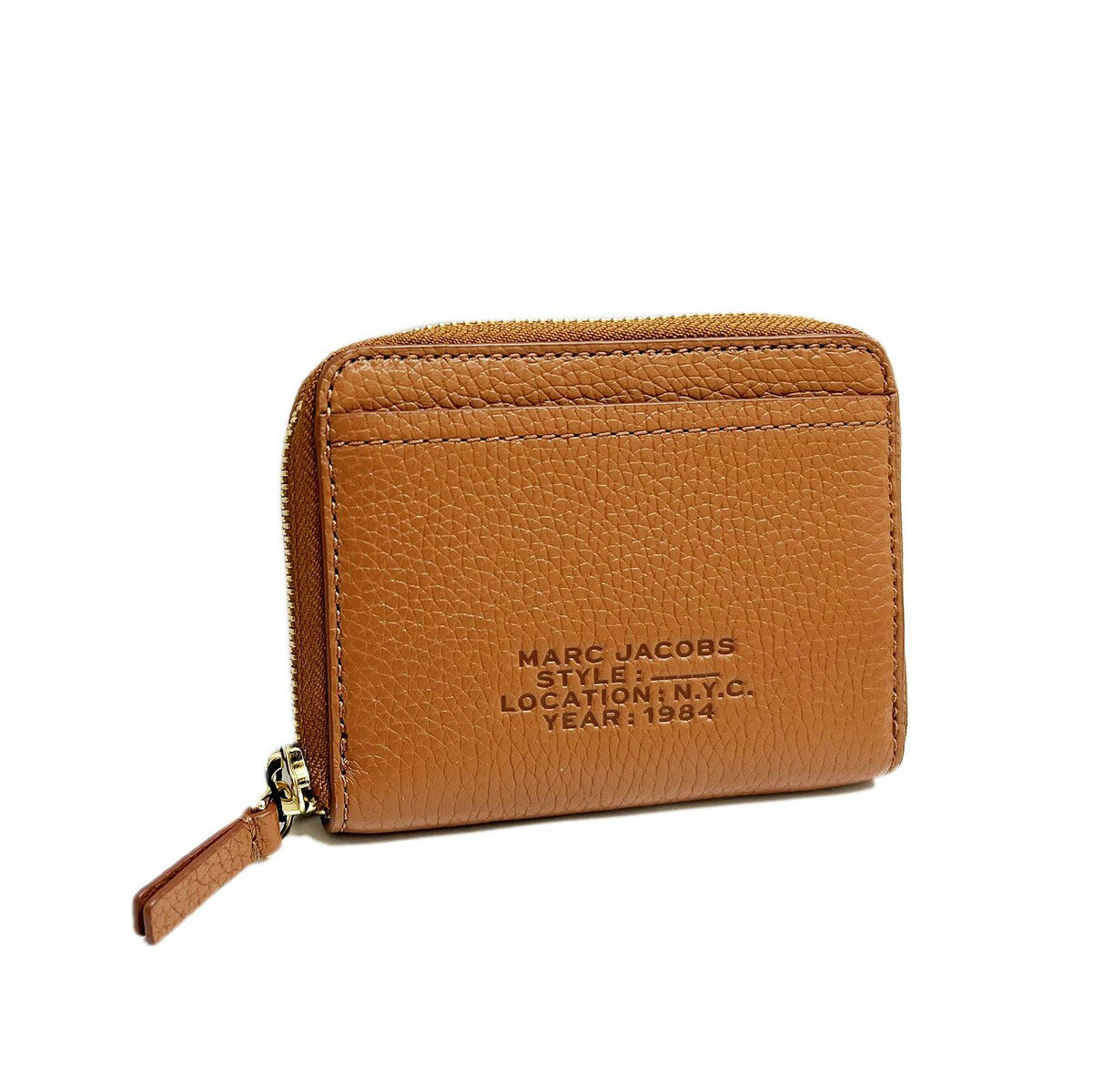 【GW・母の日ギフトスペシャルセール☆全品10％OFFクーポン☆12日迄☆全品新品】MARC JACOBS マークジェイコブス S134L01RE22 212 ザジップアラウンドウォレット/カードケース ライトブラウン系