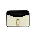 【GW・母の日ギフトスペシャルセール☆全品10％OFFクーポン☆12日迄☆全品新品】MARC JACOBS マークジェイコブス S144L01FA21 136 ザ スナップショット カードケース オフホワイト系×ブラック