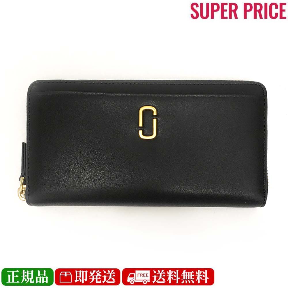 【GW・母の日ギフトスペシャルセール☆全品10％OFFクーポン☆12日迄☆全品新品】MARC JACOBS マークジェイコブス 2S3SMP080S01 001 ザ レザー J マーク コンチネンタル ウォレット 長財布