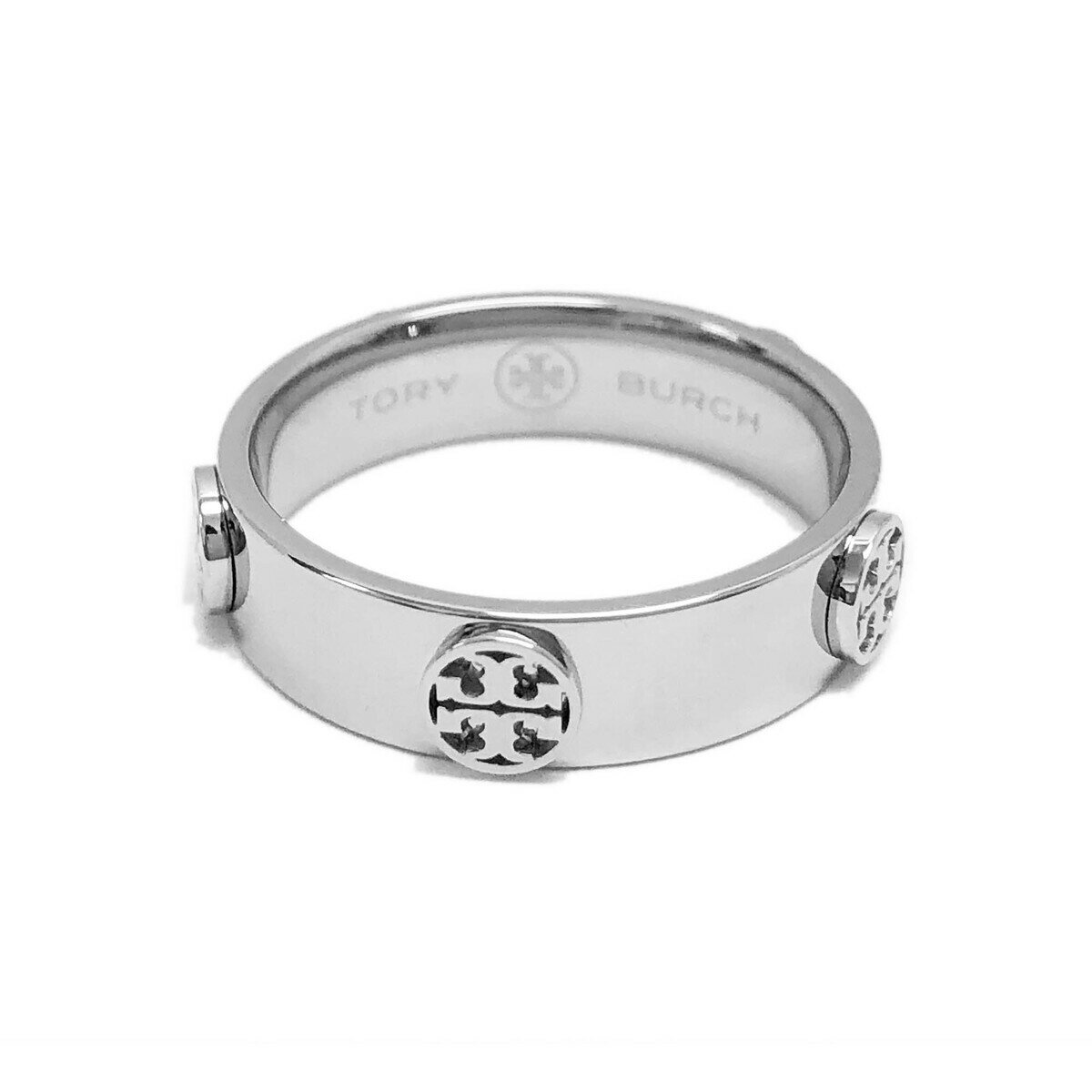 トリーバーチ76882 022ミラースタッズ リング TORY SILVERシルバーTORY BURCH