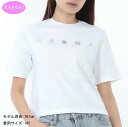 【サマーセール☆全品P5倍&最大15000円スペシャルクーポン15日迄】★訳あり★ MARNI KIDS マルニ キッズ M01317 M00HZ 0M100 半袖 クルーネック ロゴ クロップドTシャツ 大人もOK 14Y