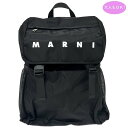 【サマーセール☆全品P5倍&最大15000円スペシャルクーポン15日迄】★2025AW★MARNI KIDS マルニ キッズ M01637 M00TJ 0M900 ロゴ バックパック リュック 大人もOK