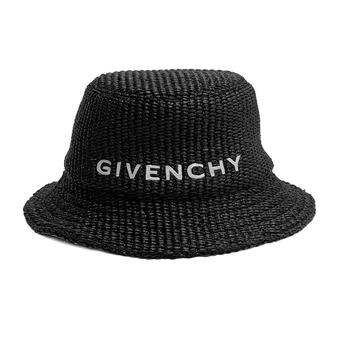 【決算大処分市☆全品10％OFFクーポン☆31日迄☆全品新品】GIVENCHY ジバンシィ BGZ02W G04M 001 リバーシブル バケットハット ロゴ刺繍 ブラック